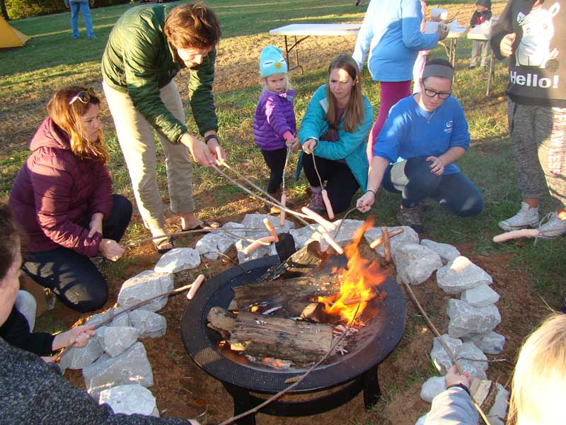 Camping at the Cave Lost River Cave